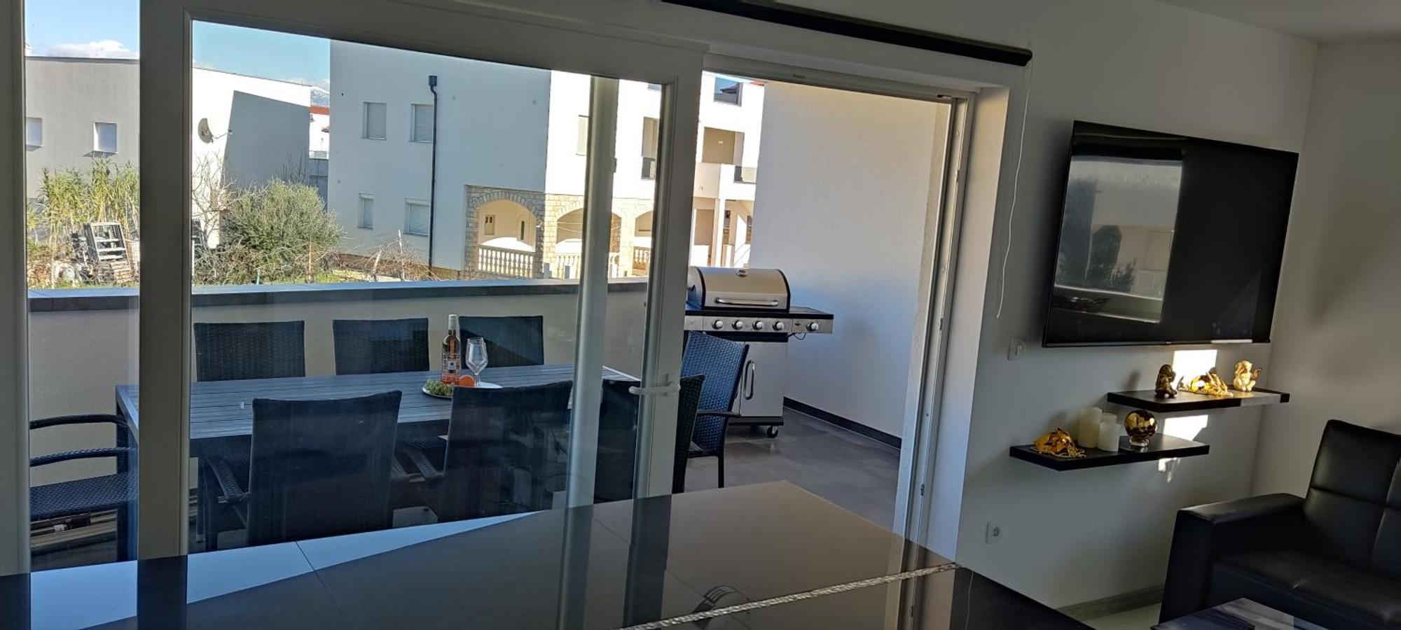 Luxurioeses Penthouse Welle Mit Whirlpool, Grill Und Meerblick Vir Bagian luar foto